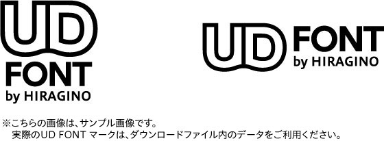 UD FONT �}�[�N